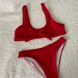 NWOT Tie-Front Bikini